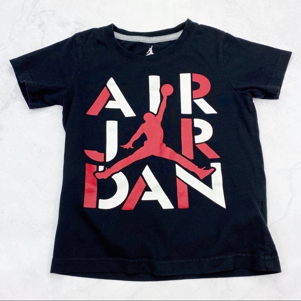 [Jordan] Black Graphic Tee